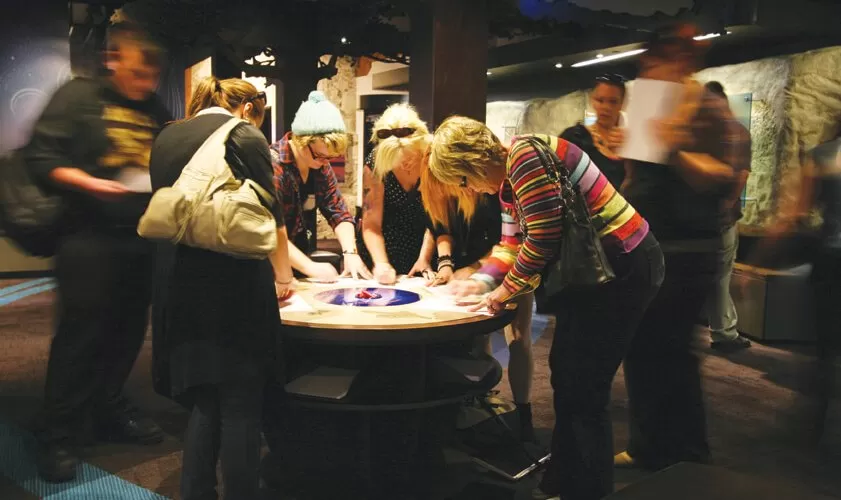 Ara Polytechnic art students create their own rock art rubbings